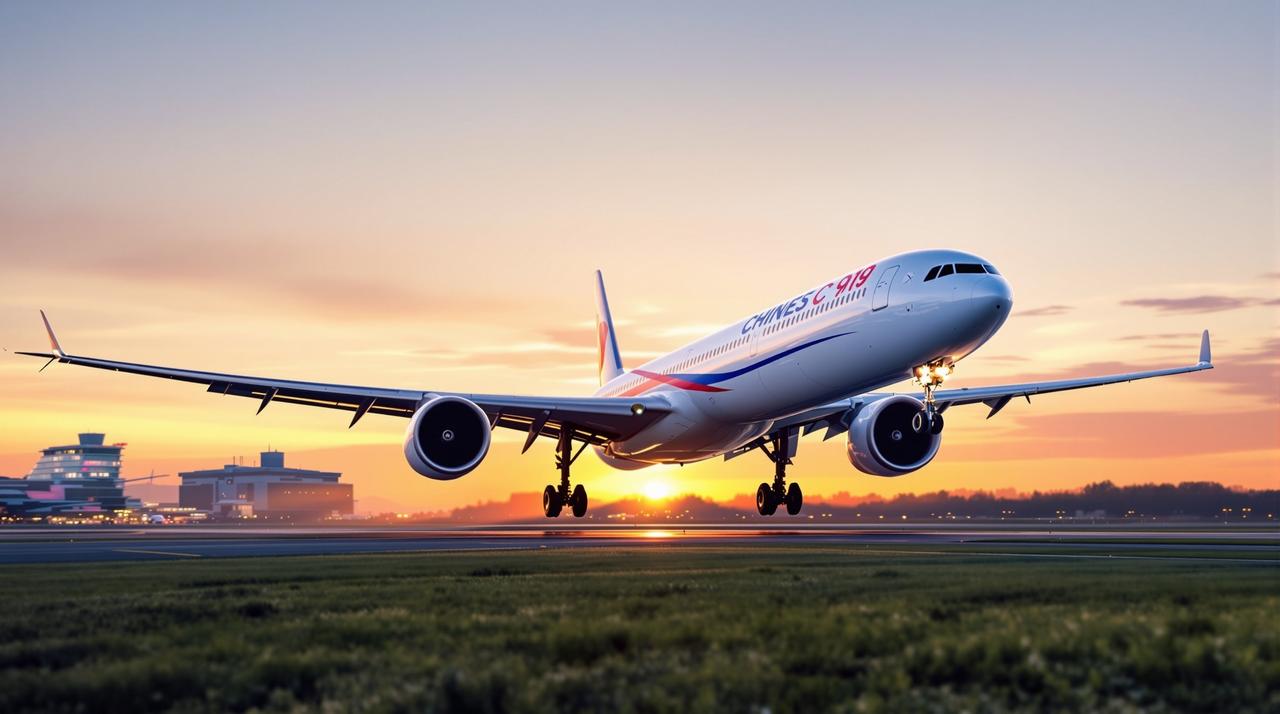 国产大飞机C919商业运营一周年：累计安全飞行超5000小时